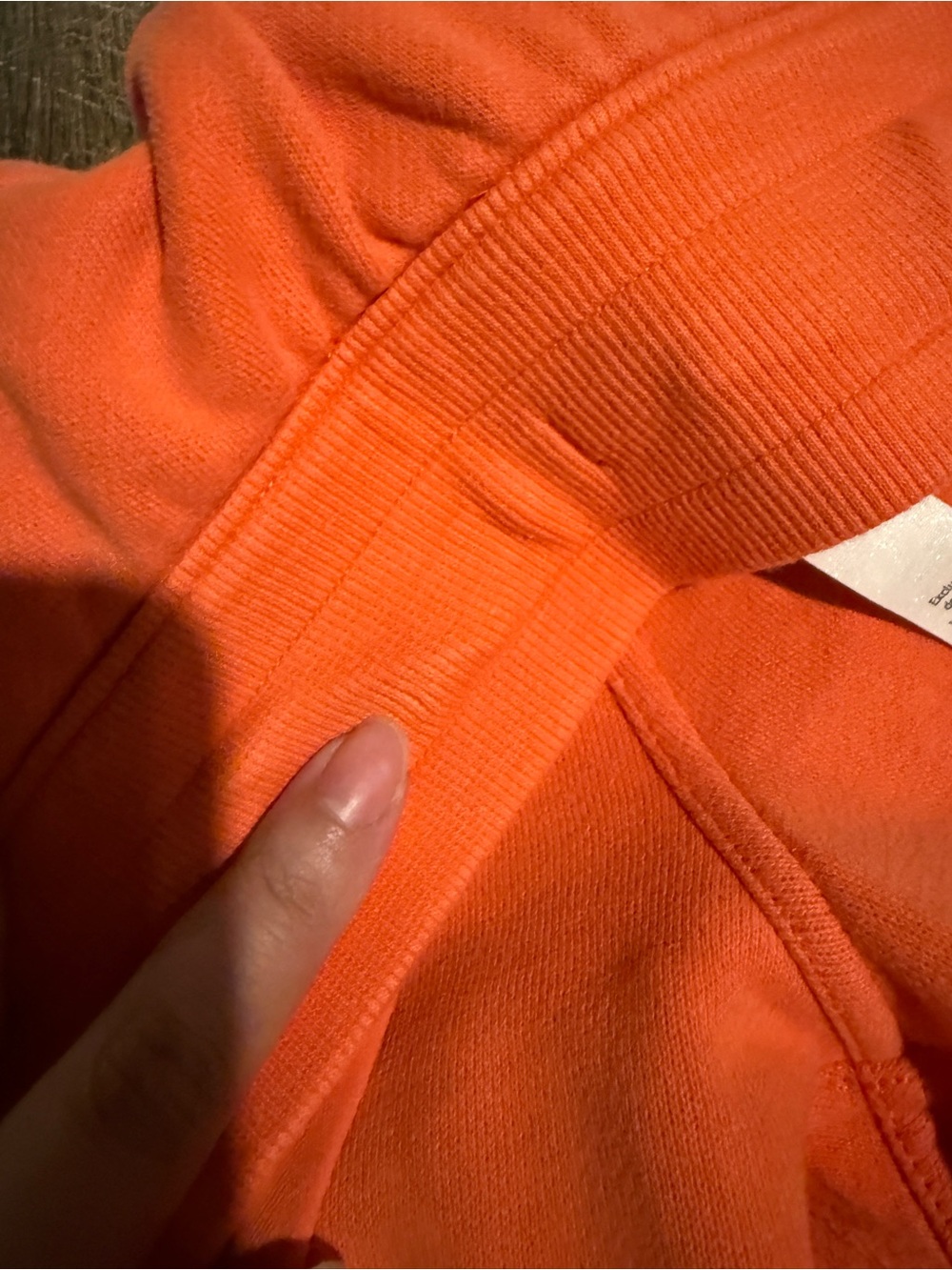 lululemon athletica Coral/Orange Drawstring Joggers Bright Sport Running Casual - Picture 4 of 5